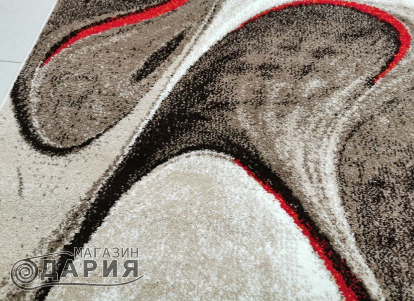 Тъкана пътека MAGNOLIA 097 d.beige/red